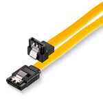 sonero® câble de données SATA III 6Gb/s, 0,30m, coudé, jaune