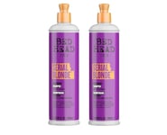 🔥 2 x Bed Head TIGI Serial Blonde Purple Toning Shampoo Cool Blondes 400ml 🔥