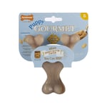Nylabone Puppy Gourmet Wishbone Peanut Butter S