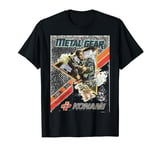 Metal Gear Box Art Europe Stealth Ops Vintage Game Art T-Shirt