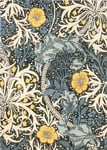 Morris & Co Matta Seaweed-teal 170x240cm