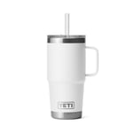 YETI - Rambler 25oz (710ml) Straw Mug with Straw Lid - White