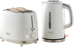 Daewoo Honeycomb Collection, Kettle & Toaster Set, 1.7L Kettle With Matching 2 