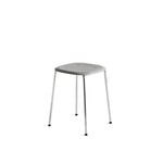 HAY Soft Edge 70 pall soft grey, kromstativ