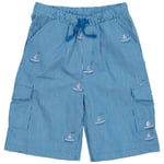 Copenhagen Colors Randiga Shorts Sharp Blue | Blå | 80 cm