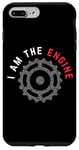 Coque pour iPhone 7 Plus/8 Plus Grunge Vélo de montagne I Am The Engine pour VTT Trail Riding