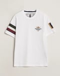 Aeronautica Militare Tricolori Crew Neck T-Shirt Off White