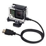 XIAODUAN-professional - Video 19 Pin HDMI to Micro HDMI Cable for GoPro HERO4 /3+ /3, Sony, LG, Panasonic, Canon, Nikon, Smartphones and Cameras, Length: 1.5m