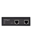 Industrial Gigabit PoE Injector - High Speed/High Power 90W - 802.3bt PoE++ 48V-56VDC DIN Rail UPoE/Ultra Power Over Ethernet Injector Adapter -40C to +75C Rugged - PoE injector - 90 Watt