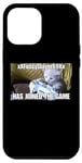 Coque pour iPhone 12 Pro Max Funny Trad Gaming Cat Has Joined Video Game Cute Kitty Meme