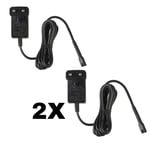 2x Wahl Charger Replacement For Magic Clip Taper Senior Cordless Clippers Wires