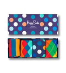 Happy Socks Men's Mix Gift Box Socks, Blue (Navy 6000), 36-40 UK
