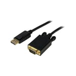Startech - com Adaptateur DisplayPort vers vga - Câble Display Port Mâle vga Mâle 1920x1200 - Noir 91cm - 0,91 m - DisplayPort - vga (D-Sub) - Mâle
