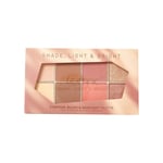 Technic Shade Light And Bright Contour Blush And Highlight Palette 38g