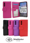 Skimblocker Plånboksfodral Samsung Galaxy A7 2018 (A750FN/DS) (Hotpink)