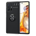 Xiaomi 11T / 11T Pro skal med Finger Ring och inbyggd plåt Svart