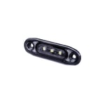 Varningsljus / Positionsljus Strands Dark Knight Ultra Slim - 12/24V / 0.2-0-3W / 79 mm, Orange