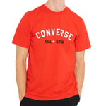 T-Shirt Blanc Rouge Converse Printed