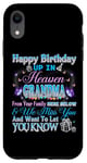 iPhone XR Happy Heavenly Birthday My Grandma, Memory Of My Grandma Case