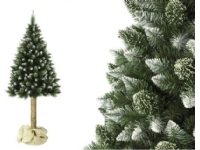 Lean konstgjord julgran med naturlig stam - Diamond Pine, 180 cm Premium