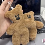 Keychain Mr Teddy Bear Squeak Bag Ornaments Gift Bean Pendant