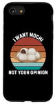 Coque pour iPhone SE (2020) / 7 / 8 Rétro Je veux des mochi, pas votre avis, amateur de mochi vintage