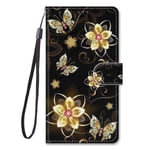 SQBB Fodral för Xiaomi Redmi Note 10 Pro/ pro Plus cover Magnetiska kortplatser Kreativa Pensies Mönster Fodral Coque