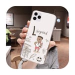 PrettyR Cartoon Cute Profession Teacher Customer Phone Case Capa for iPhone 11 pro XS MAX 8 7 6 6S Plus X 5S SE 2020 XR cover-a11-For iphone XR