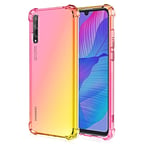 MISKQ case for Xiaomi Redmi 9A, Phone Cover Shockproof, Rreinforced Corner, Silicone soft anti-fall TPU mobile phone case(Pink/Gold)