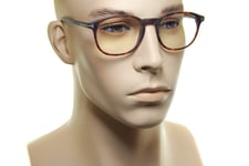 TOM FORD Blue Block FT5680 054 51mm Mens MEDIUM Square Eyeglasses MATTE BROWN