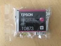 Genuine Epson Ink - T0873 MAGENTA / STYLUS PHOTO R1900 (INC VAT)