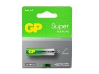 Batteri GP Super Alkaline AA 4-pak,40 stk/pk