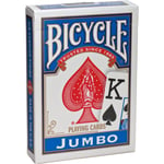 Bicycle kortlek - Poker Jumbo Index (blue)