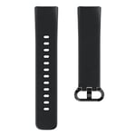 Hama Bracelet de montre Fitbit Charge 5-22 mm - Réglable - En TPU - Boucle en acier inoxydable - Noir