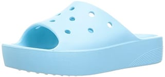 Crocs Femme Classic Platform Slide Sandale Glissante, Arctic, 39 EU