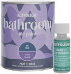 Rust-Oleum Satin Bathroom Tile Paint 750ml - Ink Blue