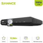 Sannce - 8 canaux 1080p hd Système de surveillance de sécurité à domicile filaire Enregistreur vidéo numérique dvr, Surveillance cctv autonome prend