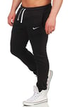 Nike M Cfd Pant FLC Tm Club19 Sport Trousers - Black/White/Small