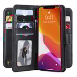 KT Multi-functional Series-1 iPhone 13 fodral - Svart
