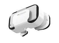 Casque VR 5.0 pour Sony Xperia L2 Smartphone Realite Virtuelle Lunette Jeux 3D Reglable (Blanc)