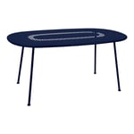 Fermob - Lorette Oval Table 160x90 cm Deep Blue 92
