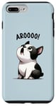 Coque pour iPhone 7 Plus/8 Plus Adorable chien Boston Terrier Arooo hurlant pour les amoureux des chiots