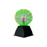 Plasma Ball Light, Boule lumineuse sphérique magique de 6 pouces, Lampe sensible au toucher de couleur verte, Veilleuse fantaisie pour enfants