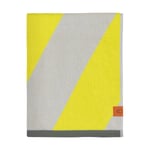 Mette Ditmer Diagonal handduk Yellow, 50x90 cm