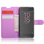 Sony Xperia XA PU Wallet Case Purple
