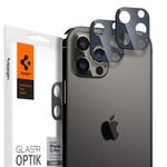 Spigen Glas.tR Optik Tempered Glass Camera Lens Protector for iPhone 12 Pro - Graphite 2 Pack