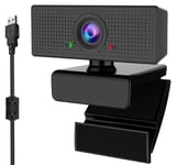 YCYM 1080P Webcam with Microphone, Full HD Web Cam 110 Degrees Wide-Angle USB Plug & Play, 360 Degree Swivel Design Streaming Camera for PC Video Conferencing, Calling, Gaming, Laptop, Desktop
