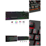 Clavier PRO GAMING LED RGB XPERT-230 Semi mécanique Breathing