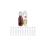 Glasflaskor med klämkork 24-pack