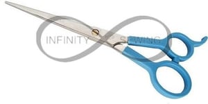 Mundial 763 7-1/2" Lightweight Non-Slip Scissors with Finger Rest - Fantasy Rang